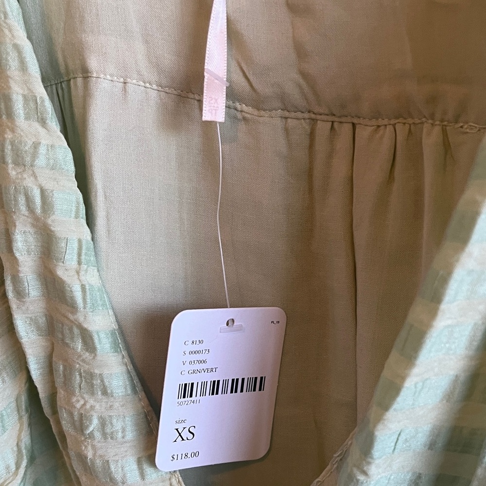 Free People Asymmetrical Light Green Dress - Picture 3 of 11